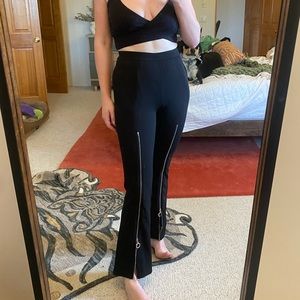 TOV zip up pants